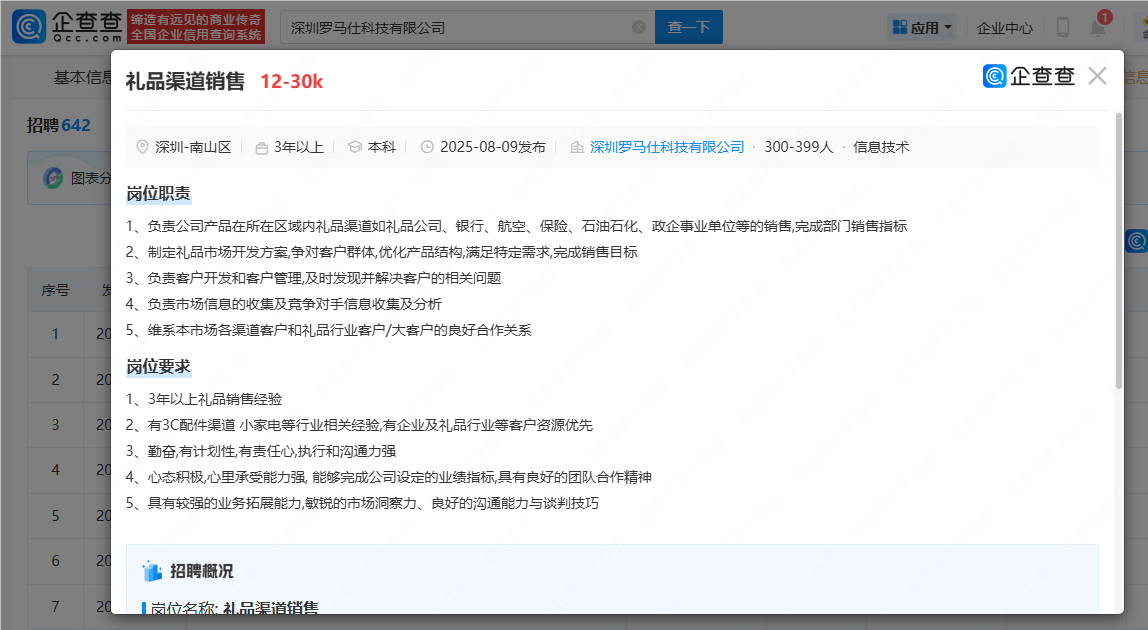 开云体育下载罗马仕重启招聘,月薪最高3万元