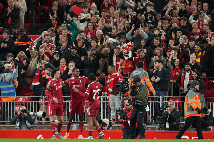 开云利物浦2-1南安普顿 伊萨克斩获利物浦生涯首球